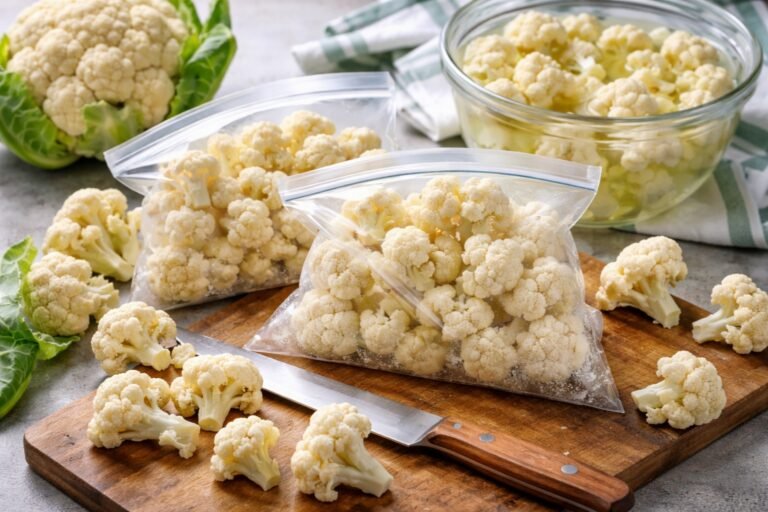 Comment congeler du chou-fleur cru ou cuit