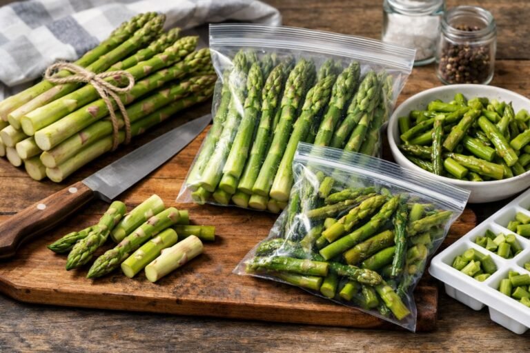 Peut-on congeler des asperges crues ou cuites