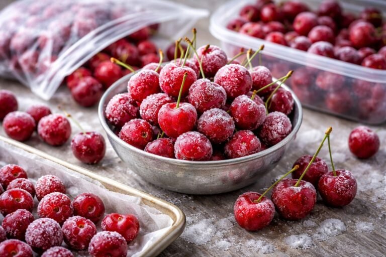 Peut-on congeler des cerises fraîches avec les noyaux