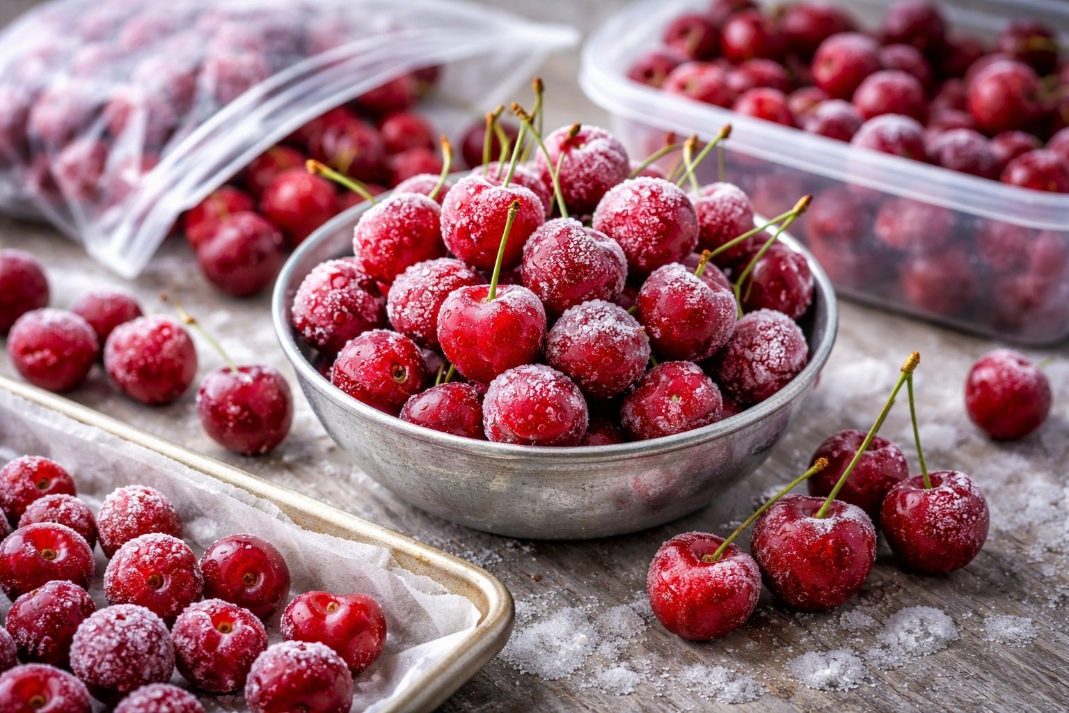 Peut-on congeler des cerises fraîches avec les noyaux