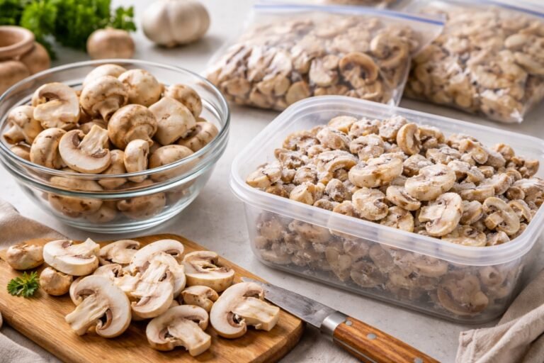 Peut on congeler des champignons frais