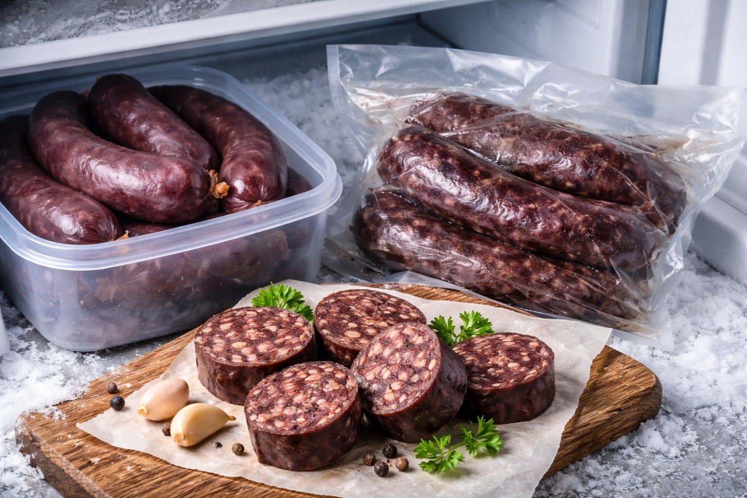 Peut on congeler du boudin noir cru ou cuit