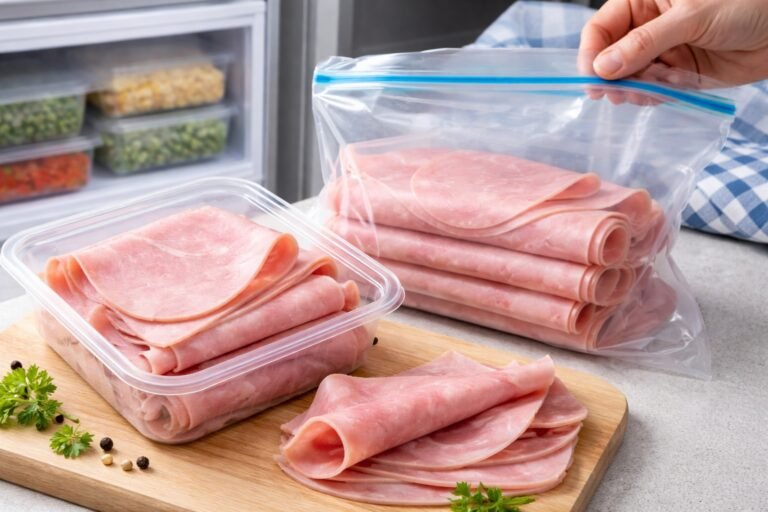 Peut on congeler du jambon blanc à la coupe, sous vide ou autre ?