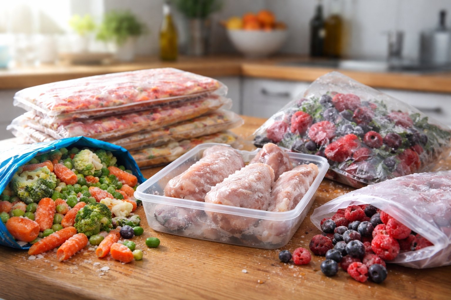 Combien de temps les surgelés peuvent rester hors du congélateur