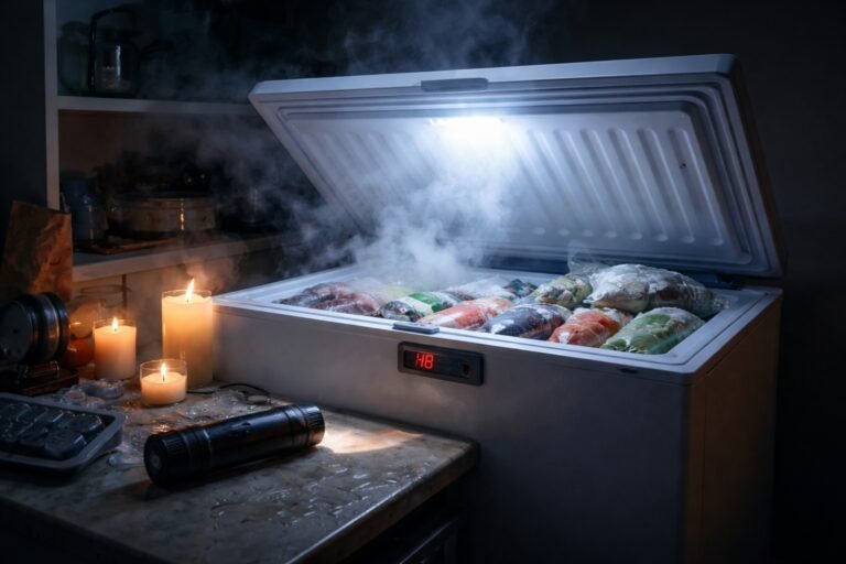 Combien de temps un congélateur peut rester sans électricité