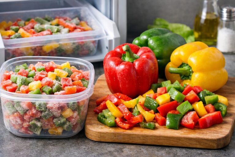 Peut-on congeler des poivrons crus ou cuits