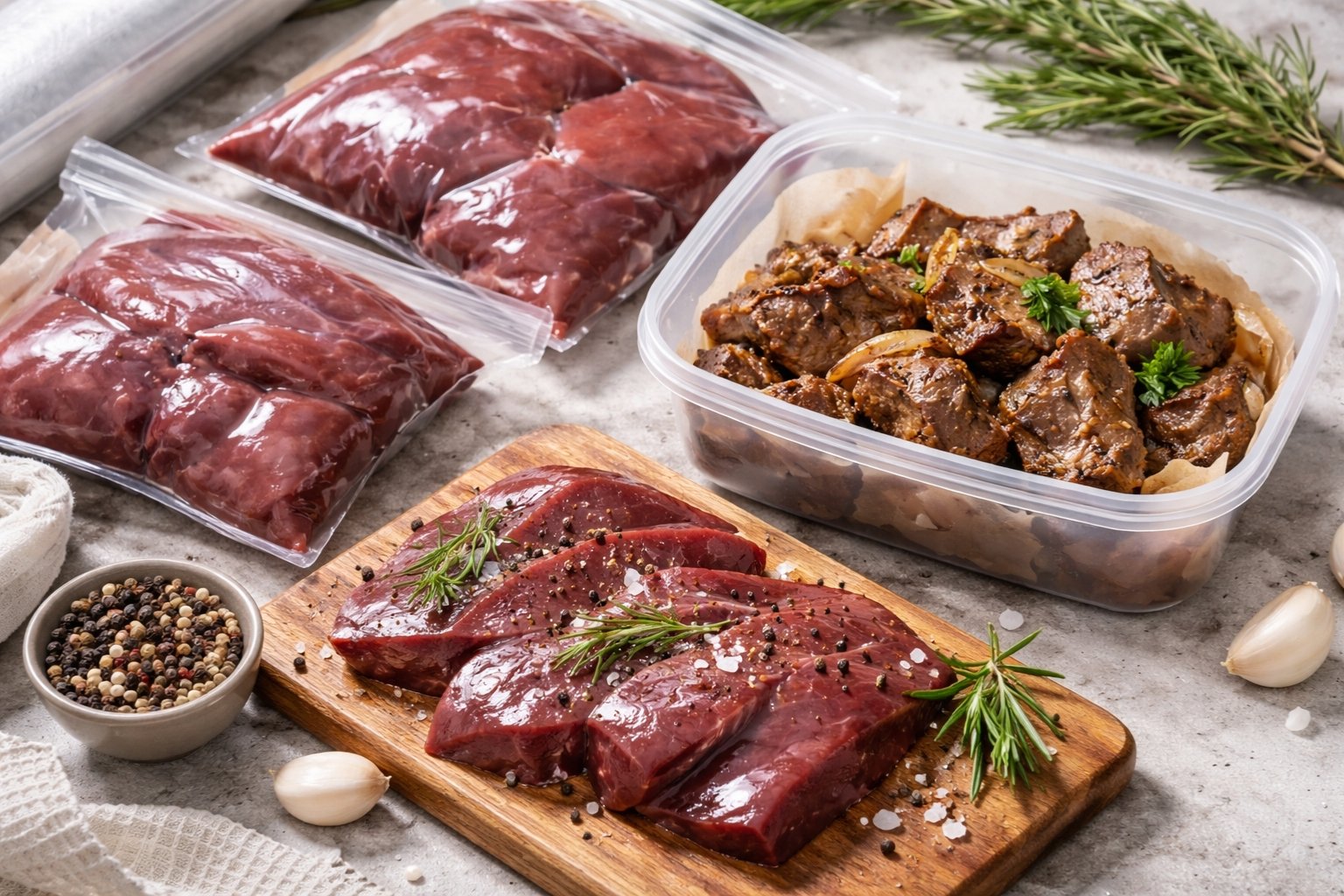 Peut on congeler du foie de veau cru ou cuit